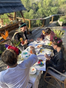 Frida Kahlo themed birthday party.