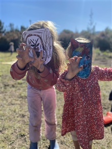 Mask making with Wild Heart Learners