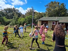 Maypole Dance to celebrate End of Year.